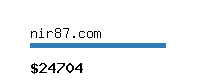 nir87.com Website value calculator