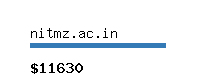 nitmz.ac.in Website value calculator