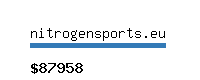 nitrogensports.eu Website value calculator