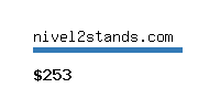 nivel2stands.com Website value calculator