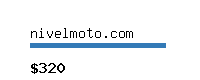 nivelmoto.com Website value calculator