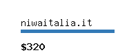 niwaitalia.it Website value calculator