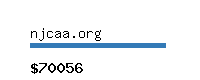 njcaa.org Website value calculator