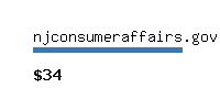 njconsumeraffairs.gov Website value calculator