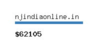 njindiaonline.in Website value calculator