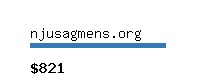 njusagmens.org Website value calculator