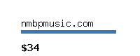 nmbpmusic.com Website value calculator