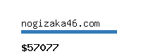 nogizaka46.com Website value calculator