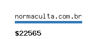 normaculta.com.br Website value calculator