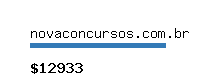 novaconcursos.com.br Website value calculator