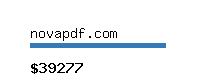 novapdf.com Website value calculator