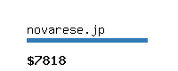 novarese.jp Website value calculator