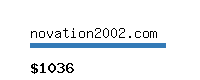 novation2002.com Website value calculator
