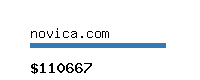 novica.com Website value calculator