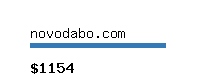 novodabo.com Website value calculator