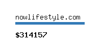 nowlifestyle.com Website value calculator