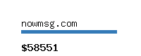 nowmsg.com Website value calculator