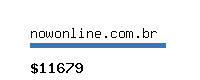 nowonline.com.br Website value calculator