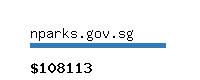 nparks.gov.sg Website value calculator