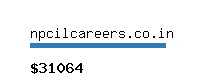 npcilcareers.co.in Website value calculator
