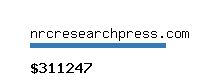 nrcresearchpress.com Website value calculator