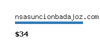 nsasuncionbadajoz.com Website value calculator