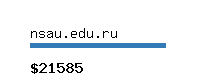 nsau.edu.ru Website value calculator