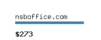 nsboffice.com Website value calculator