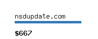 nsdupdate.com Website value calculator