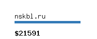 nskbl.ru Website value calculator