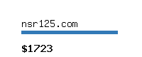 nsr125.com Website value calculator