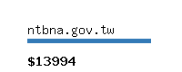 ntbna.gov.tw Website value calculator