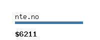 nte.no Website value calculator
