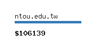 ntou.edu.tw Website value calculator