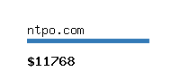 ntpo.com Website value calculator