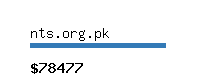 nts.org.pk Website value calculator