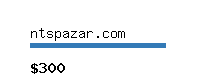 ntspazar.com Website value calculator
