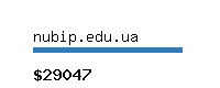 nubip.edu.ua Website value calculator