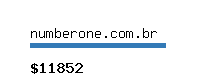 numberone.com.br Website value calculator