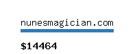 nunesmagician.com Website value calculator