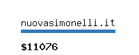 nuovasimonelli.it Website value calculator