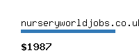 nurseryworldjobs.co.uk Website value calculator