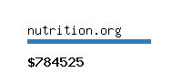 nutrition.org Website value calculator