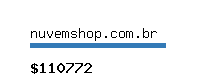 nuvemshop.com.br Website value calculator