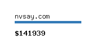 nvsay.com Website value calculator