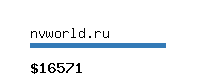 nvworld.ru Website value calculator