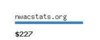 nwacstats.org Website value calculator