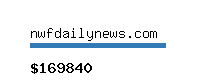 nwfdailynews.com Website value calculator