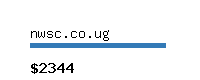 nwsc.co.ug Website value calculator