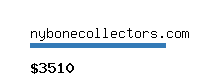 nybonecollectors.com Website value calculator